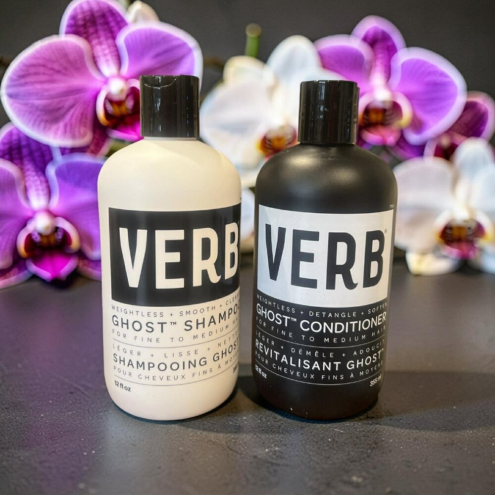 Verb Ghost Weightless Detangle Moisture Shampoo Conditioner 12 oz